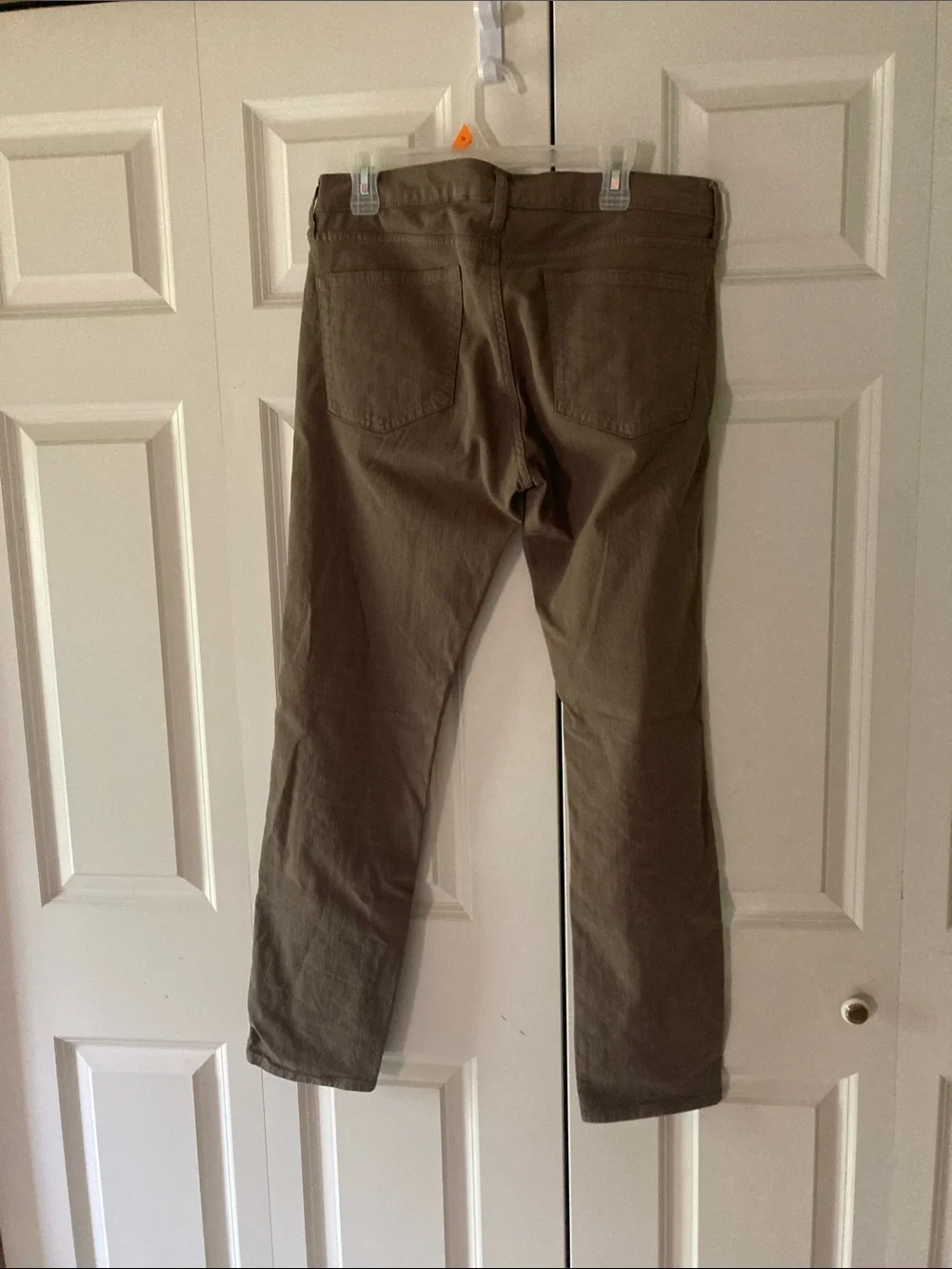 J. Crew 484 brown jeans 32/32 tapered stretch mens